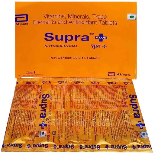 supra plus tablet 15's